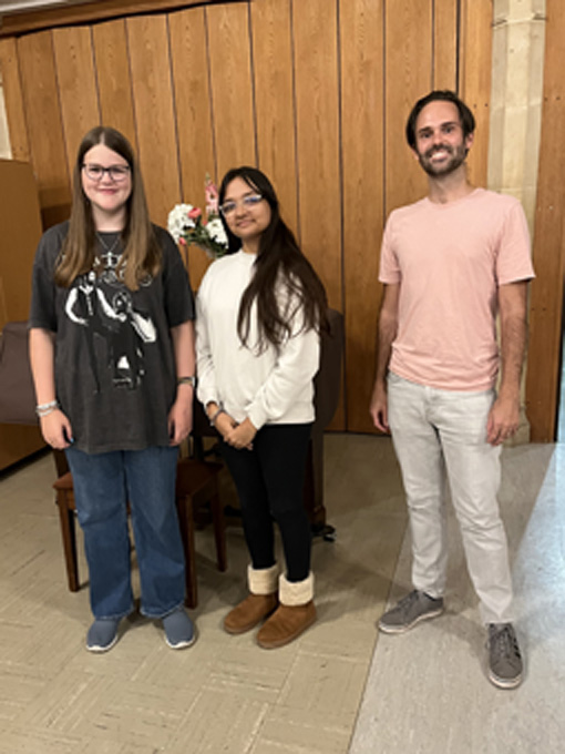 Welcoming our new Choral Scholars Welcoming our new Choral Scholars