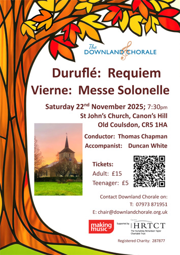 November Concert - booking now! November Concert - booking now!